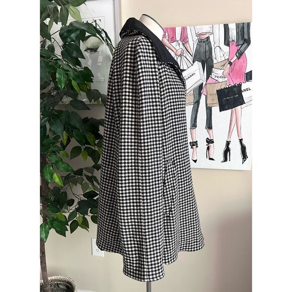 Talbots Womens Vintage Reversible Houndstooth Wool Blend Old Money Jacket Sz M - Picture 7 of 16